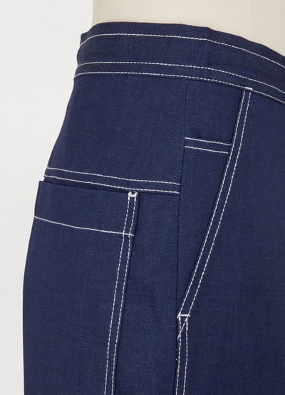 Shop Acne Studios Iron Wide-leg Jeans In Indigo