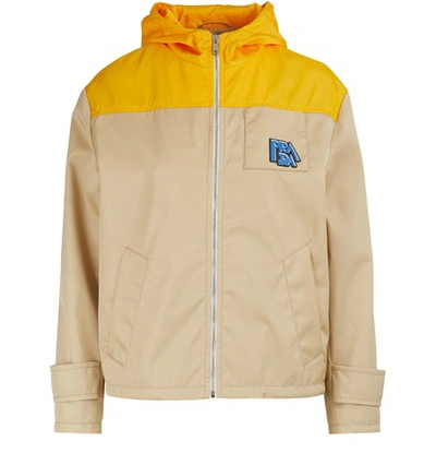 Shop Prada Jacket In Deserto+giallo