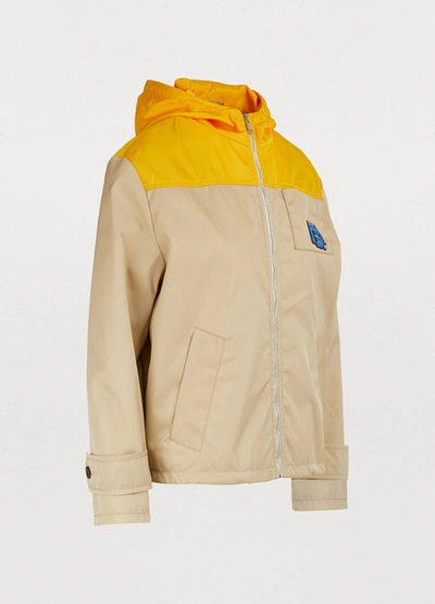 Shop Prada Jacket In Deserto+giallo