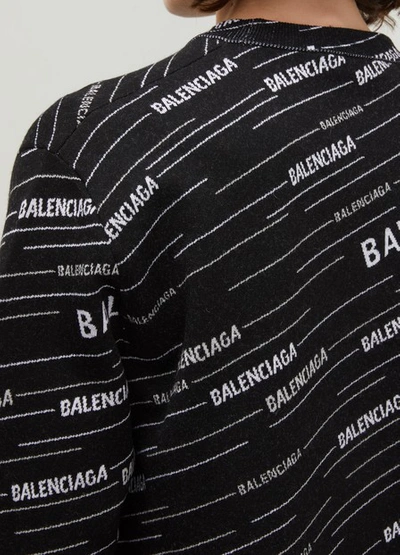 Shop Balenciaga Crew Neck Sweater In 1070
