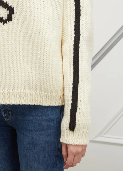 Shop Tory Burch Oversized Sweater In New Ivory