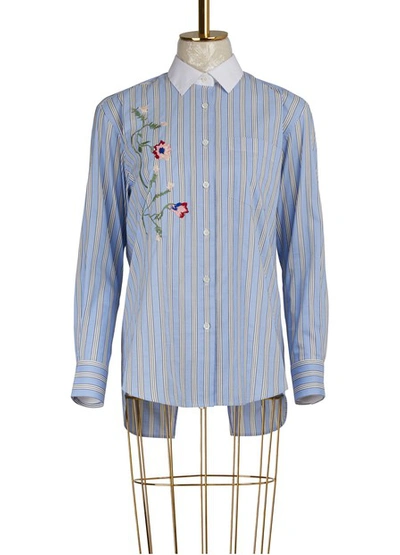 Shop Paul & Joe Buttoned Down Shirt In Blue
