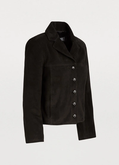 Shop Apc Nico Jacket In Noir
