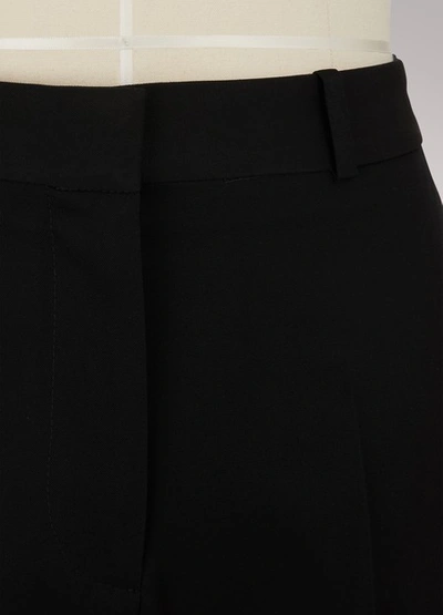 Shop Stella Mccartney Makaila Wool Trousers In Black