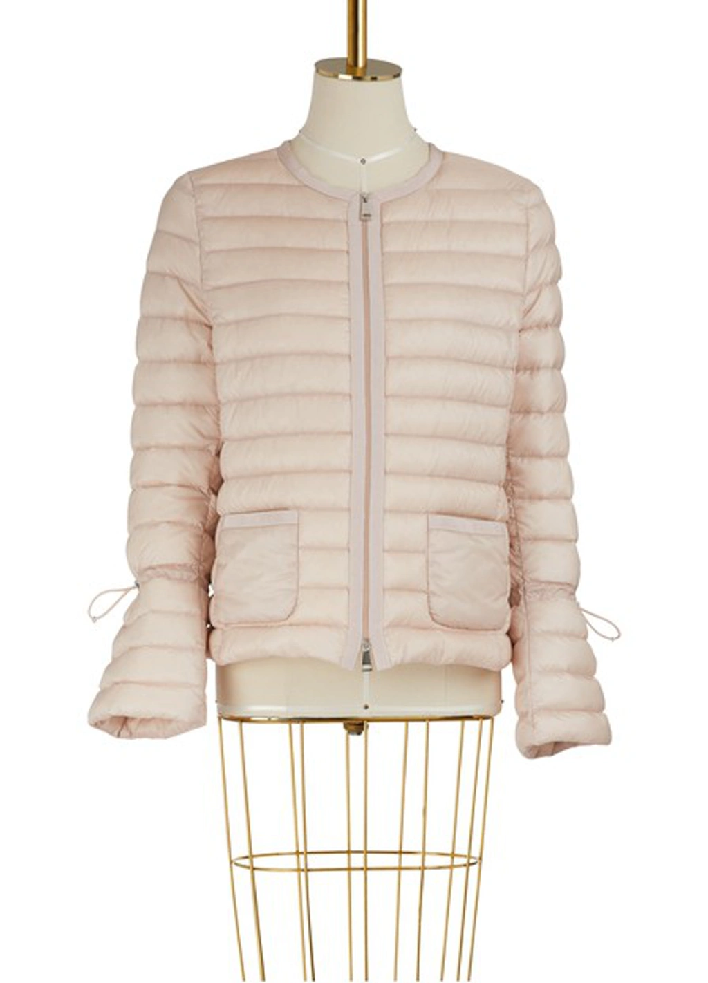 Moncler Almandin Quilted Puffer Jacket In Light Pink | ModeSens