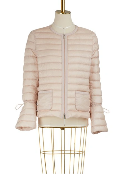 Shop Moncler Almandin Down Jacket In Blush Pink