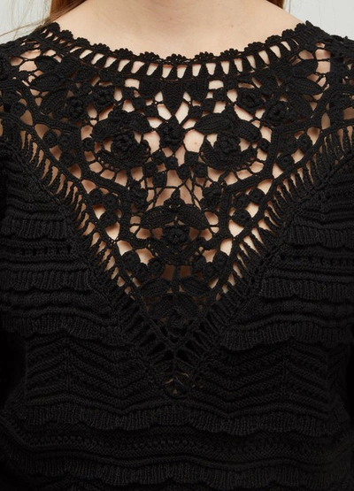 Shop Isabel Marant Camden Cotton Sweater In Black