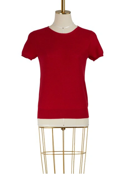 Shop Loro Piana Beausoleil Short-sleeved Top In Red
