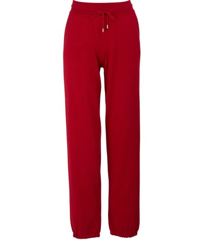 Shop Loro Piana Quiberon Jogging Pants In Red