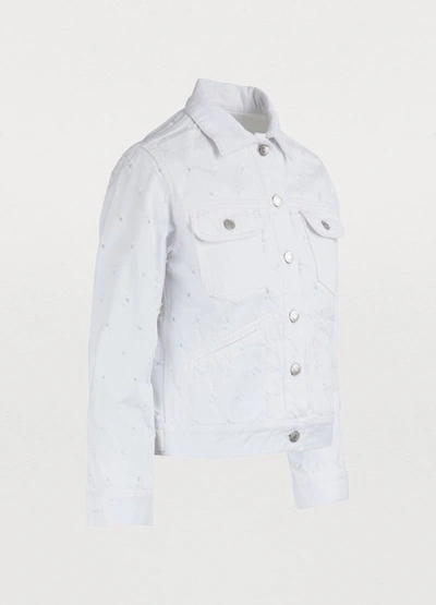 Shop Isabel Marant Étoile Lofty Cotton Jacket In White