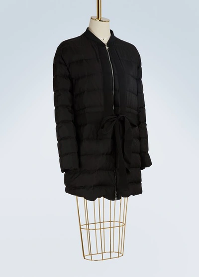 Shop Moncler Ramasse Coat In Black