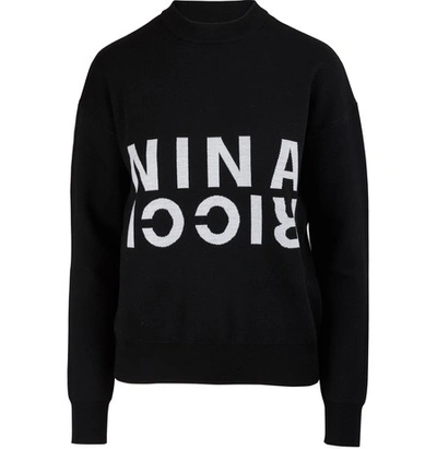 Shop Nina Ricci Double Sided Wool Jumper In U9000