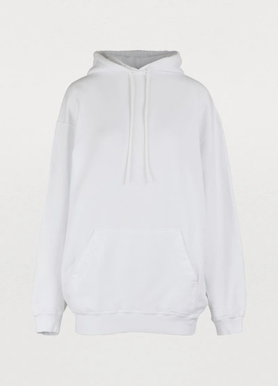 Shop Balenciaga Logo Hoodie In 9044