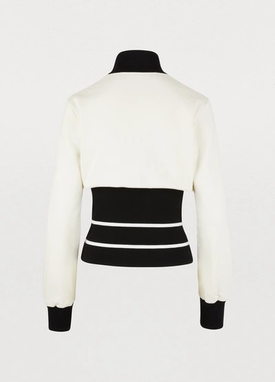 Shop Off-white Cheerleader Sweatshirt In White / Black