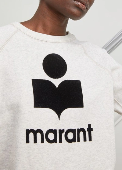 Shop Isabel Marant Étoile Milly Sweatshirt In Écru