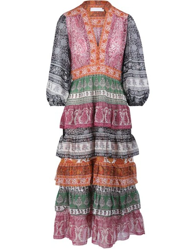 Shop Zimmermann Amari Dress In Spliced