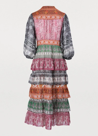Shop Zimmermann Amari Dress In Spliced