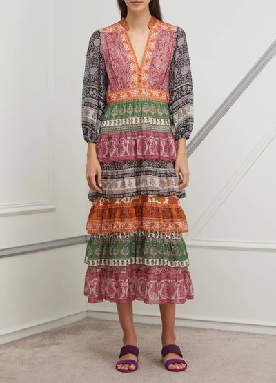 Shop Zimmermann Amari Dress In Spliced