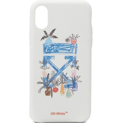 Shop Off-white Arrow Iphone X Case In White Blue