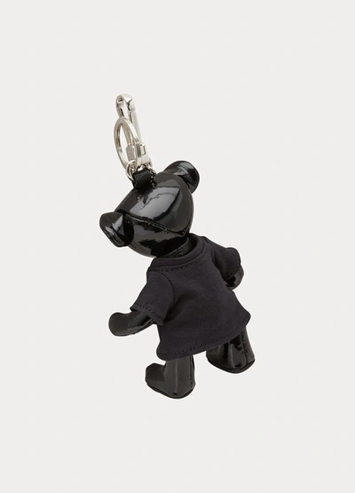 Shop Burberry Bag Charm In Black