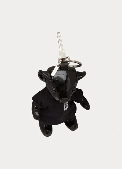 Shop Burberry Bag Charm In Black