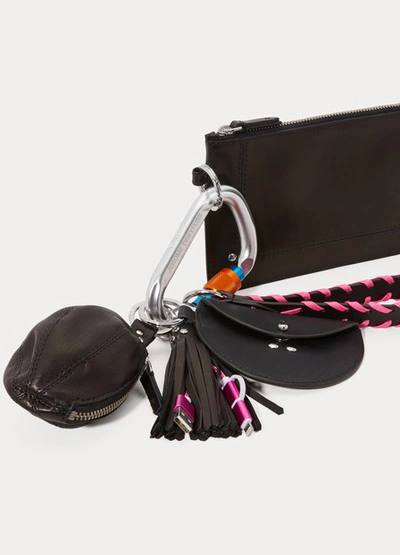 Shop Jérôme Dreyfuss Jitoumi Key Ring In Noir