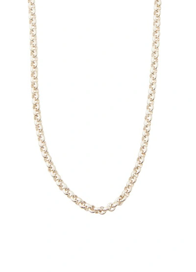 Shop Charlotte Chesnais Halo Necklace In Yellow-vermeil-silver