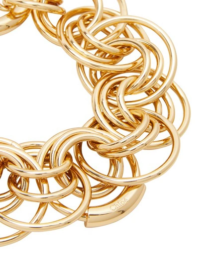 Shop Chloé Reese Bracelet In Gold