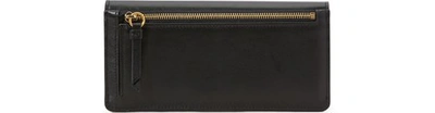 Shop Chloé Tess Long Wallet In Black