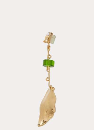 Shop Marni Nature Earring In Gold