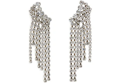 Shop Isabel Marant Brass Earrings In Transparent