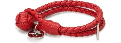 Shop Bottega Veneta Bracelet In Red