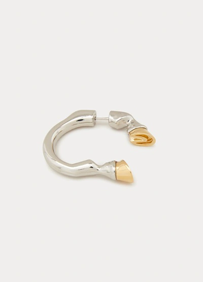 Shop Burberry Earrings In Palladio-gold