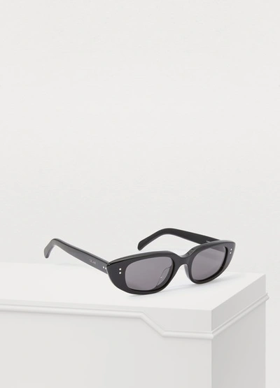 Shop Celine Oeil De Chat Acetate Sunglasses