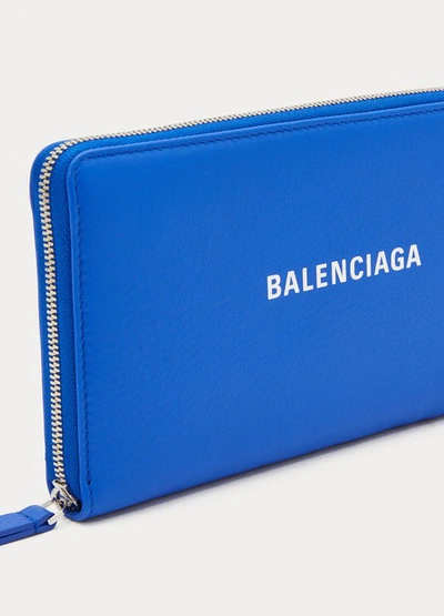 Shop Balenciaga "everyday" Continental Wallet In 4265