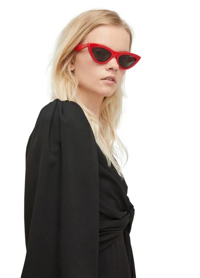 Shop Celine Cat Eye Sunglasses In Acetate