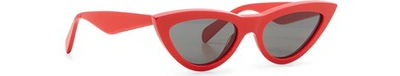 Shop Celine Cat Eye Sunglasses In Acetate
