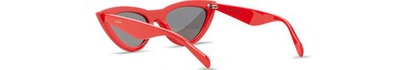 Shop Celine Cat Eye Sunglasses In Acetate