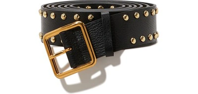 Shop Alexander Mcqueen Long Belt In 1000 Black