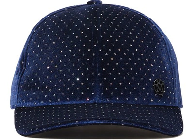 Shop Maison Michel Tiger Hat In Blue