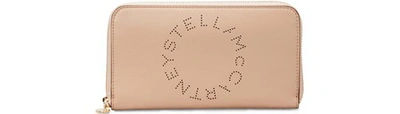 Shop Stella Mccartney Stella Logo Wallet In 6802-powder