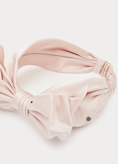 Shop Maison Michel Betty Bow In Pink