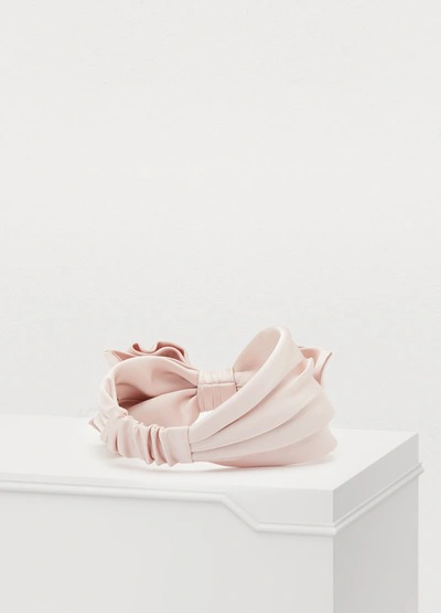 Shop Maison Michel Betty Bow In Pink
