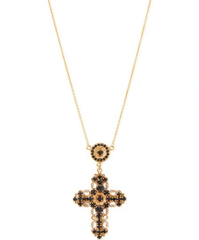 Shop Dolce & Gabbana Cross Necklace In Oro