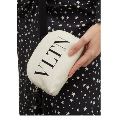 Shop Valentino Gavarani Small Makeup Bag In Natural