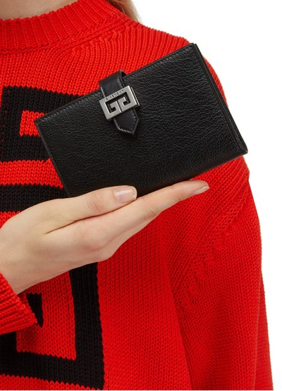 Shop Givenchy Medium Wallet In Noir