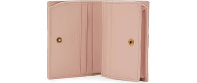 Shop Gucci Gg Marmont Small Wallet In Pink