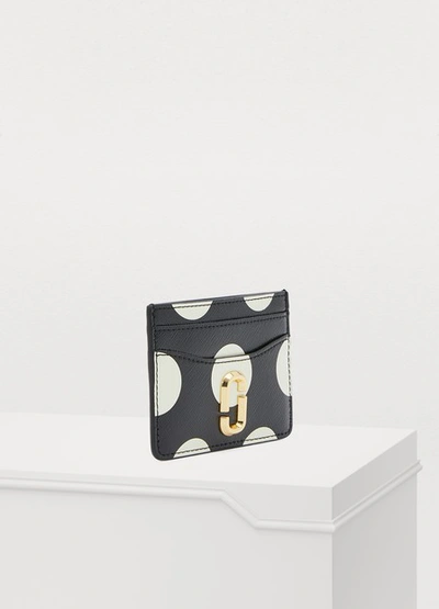 Shop Marc Jacobs Card Holder In Black & Multi