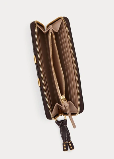 Shop Chloé Marcie Wallet In Black Raisin