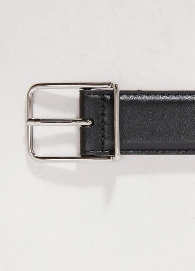 Shop Maison Boinet Leather Belt In Black